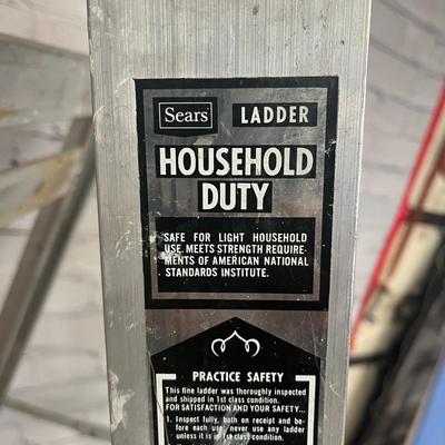 Sears Aluminum Step Ladder