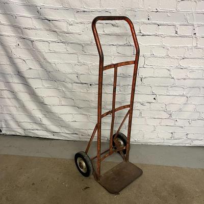 Red Steel Hand Truck