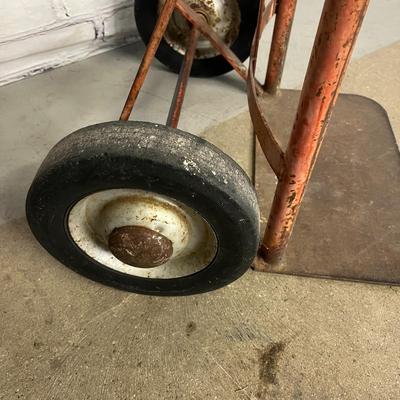 Red Steel Hand Truck