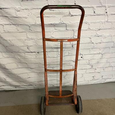 Red Steel Hand Truck