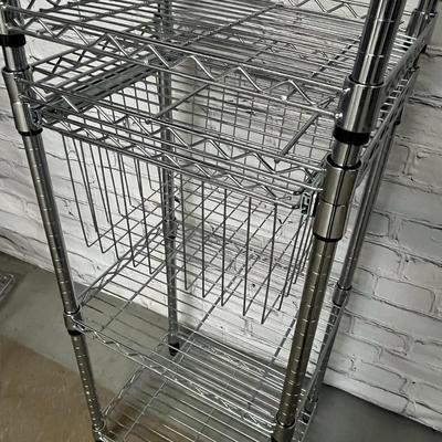 4 Set of Metal Storage Shelves
