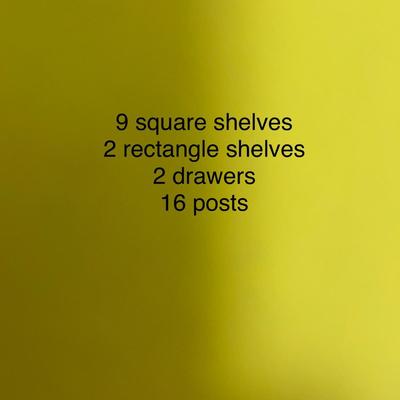 4 Set of Metal Storage Shelves