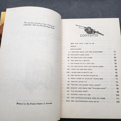 Tom Sawyer & Huckleberry Finn Books 1939, 1940