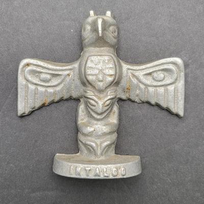 Native Pottery Grey Feather, Aadam and Southwest Carved Decor