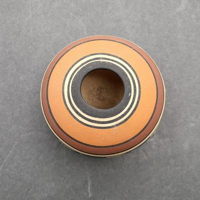 Native Pottery Grey Feather, Aadam and Southwest Carved Decor