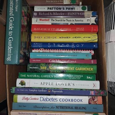 MOSTLY COOKING AND GARDENING BOOKS