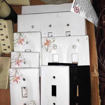 ELECTRICAL; TIMERS-SURGES-LIGHT SWITCH COVERS-EXTENSION CORDS