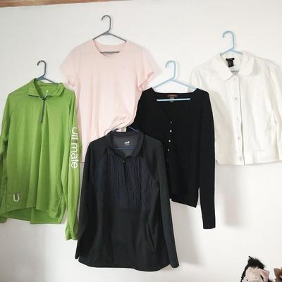 LADIES TOPS AND LIGHT JACKETS