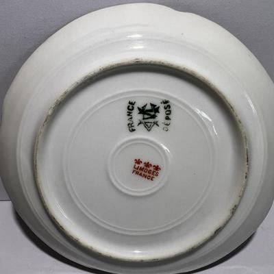 Antique Limoges France Depose Demitasse Cup & Saucer 2.25" x 4' in Good Preowned Condition.