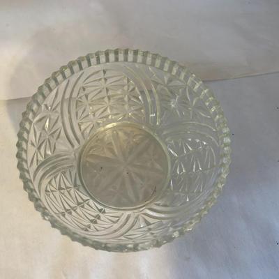 Vintage Crystal 5” Cut Glass Giftware Bowl