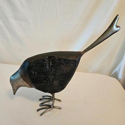 Pewter Deer and Rustic Bird (DR-DW)