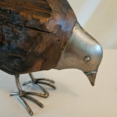 Pewter Deer and Rustic Bird (DR-DW)