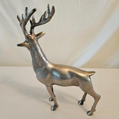 Pewter Deer and Rustic Bird (DR-DW)