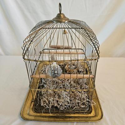 Hendryx Decorative Brass Bird Cage (DR-DW)