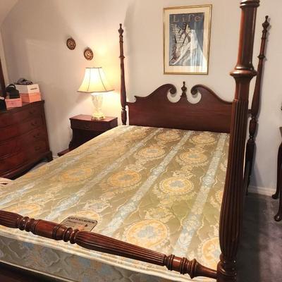 Lot #51 Full Sized Four Poster Bed