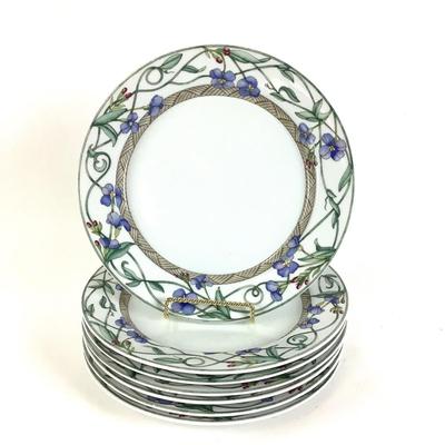235 Seven Dansk "Umbrian Flowers" 11" Dinner Plates