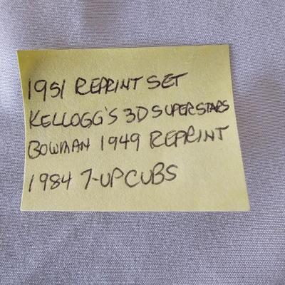 Assortment of Topps Reprint Sets- 1951, 1952 & More (BO-JS)