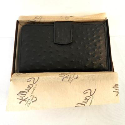 Lot #58 Vintage SCULLY Leather Ladies Wallet - New in original box
