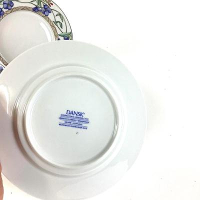 235 Four Dansk "Umbrian Flowers" 7.5" Salad Plates