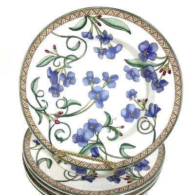 236 Ten Dansk "Umbrian Flowers" 9" Luncheon Plates