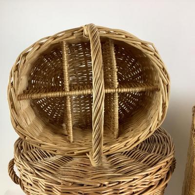 239 Three Wicker Baskets