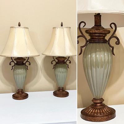 Pair (2) Ceramic Table Lamps