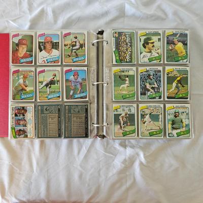 Topps 1979 & 1980 Baseball Card Sets in Binders (BO-JS)
