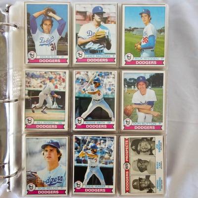 Topps 1979 & 1980 Baseball Card Sets in Binders (BO-JS)