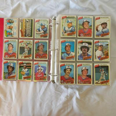 Topps 1979 & 1980 Baseball Card Sets in Binders (BO-JS)