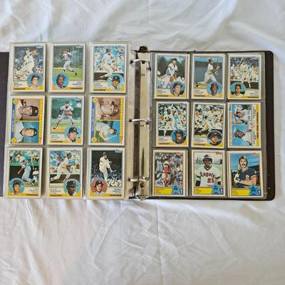 1981, 1982, 1983 Topps Baseball Cards in Binders (BO-JS)