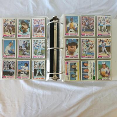 1981, 1982, 1983 Topps Baseball Cards in Binders (BO-JS)