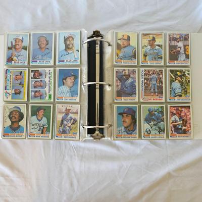 1981, 1982, 1983 Topps Baseball Cards in Binders (BO-JS)