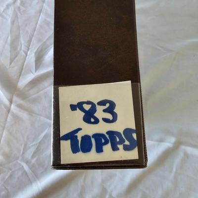 1981, 1982, 1983 Topps Baseball Cards in Binders (BO-JS)