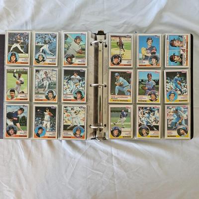 1981, 1982, 1983 Topps Baseball Cards in Binders (BO-JS)