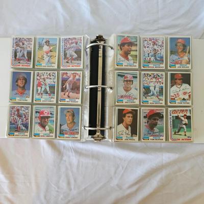 1981, 1982, 1983 Topps Baseball Cards in Binders (BO-JS)