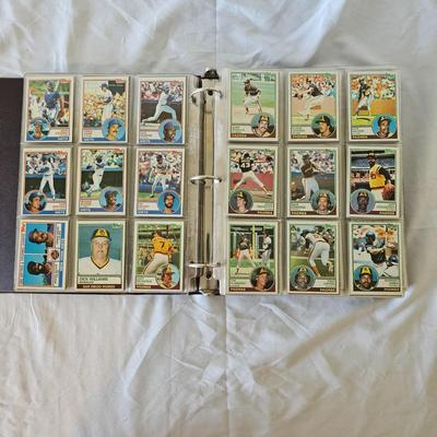 1981, 1982, 1983 Topps Baseball Cards in Binders (BO-JS)