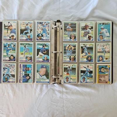 1981, 1982, 1983 Topps Baseball Cards in Binders (BO-JS)