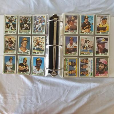 1981, 1982, 1983 Topps Baseball Cards in Binders (BO-JS)