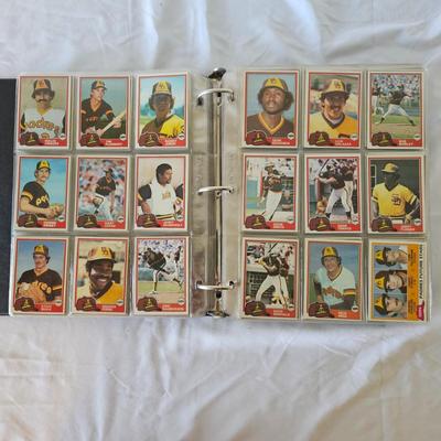 1981, 1982, 1983 Topps Baseball Cards in Binders (BO-JS)