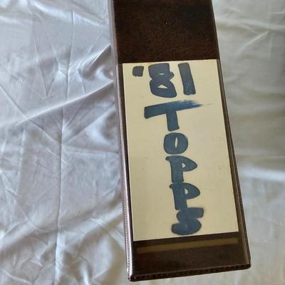 1981, 1982, 1983 Topps Baseball Cards in Binders (BO-JS)