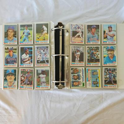 1981, 1982, 1983 Topps Baseball Cards in Binders (BO-JS)