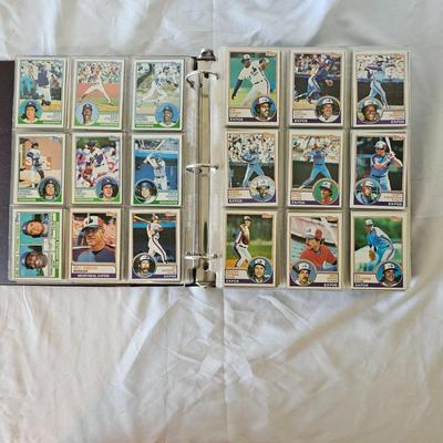 1981, 1982, 1983 Topps Baseball Cards in Binders (BO-JS)