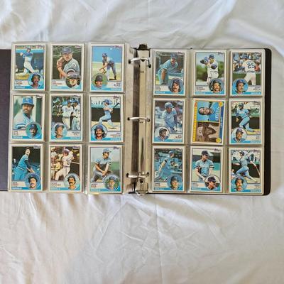 1981, 1982, 1983 Topps Baseball Cards in Binders (BO-JS)