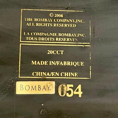 BOMBAY ~ Black Oriental Decorative Cabinet ~*Read Details