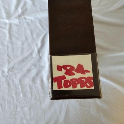 1984, 1985, 1986 Topps Baseball Cards in Binders (BO-JS)