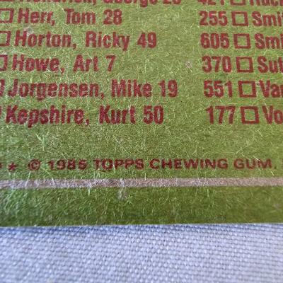 1984, 1985, 1986 Topps Baseball Cards in Binders (BO-JS)