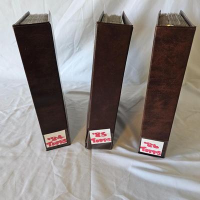 1984, 1985, 1986 Topps Baseball Cards in Binders (BO-JS)