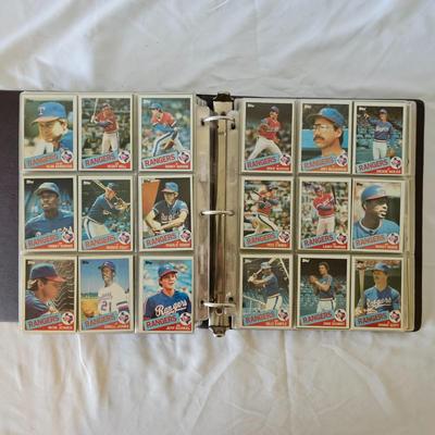 1984, 1985, 1986 Topps Baseball Cards in Binders (BO-JS)