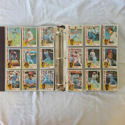 1984, 1985, 1986 Topps Baseball Cards in Binders (BO-JS)