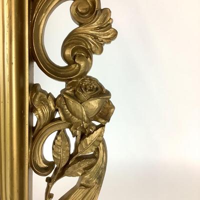 247 Syrocco Gilded Rococco Rectangular Mirror